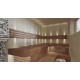 Banc de sauna, thermo tremble, 400x1600-2400 mm