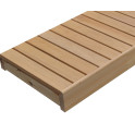Banc de sauna, tremble / aulne, 600x1600-2400 mm - 4