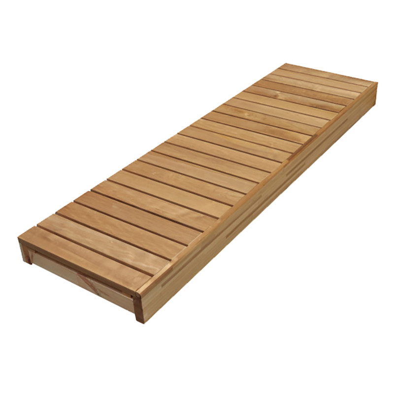 Banc de sauna, tremble thermo, 600x1600-2400 mm