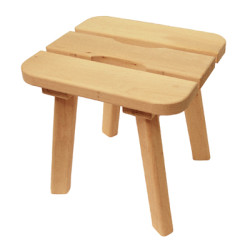 Tabouret en aulne, S 320 x 300 x 310 mm 