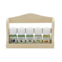 Coffret de parfums ELIGA avec étagère murale en bois  Coffret de parfums ELIGA avec étagère murale en bois