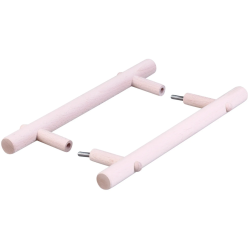 Ensemble de poignées de porte en bois 