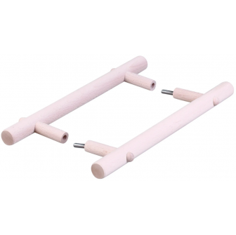 Ensemble de poignées de porte en bois