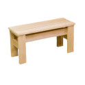 Tabouret en aulne, M 800 x 300 x 400 mm - 0