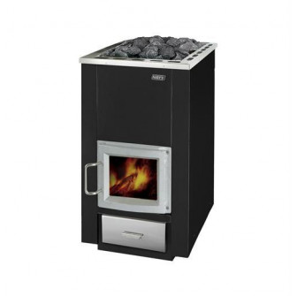 Poêle à bois pour sauna - NARVI 30 avec porte vitrée