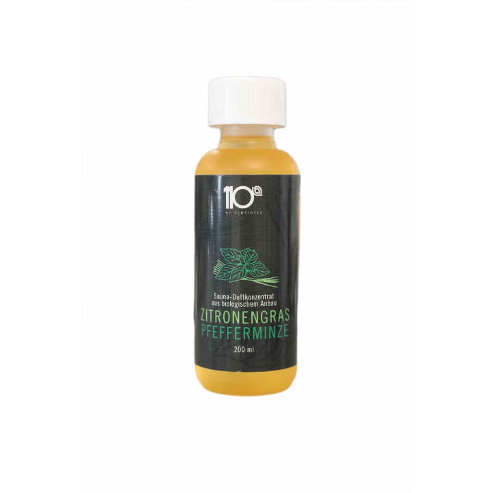 Sentiotec Sauna concentré d'arôme 110 °, menthe poivrée citronnelle