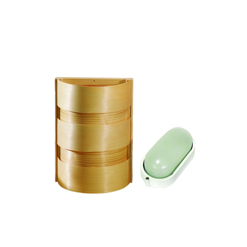 Ensemble lampe et abat-jour EOS pour sauna