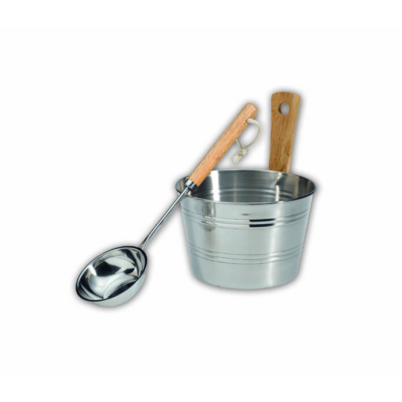 Set de sauna EOS en acier inoxydable