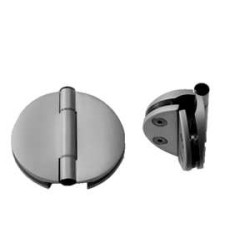 Charnière de porte double pour portes en verre de 6 à 8 mm  Charnière de porte double pour portes en verre de 6 à 8 mm