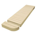 Élément de banc d'extrémité pour bancs de sauna modulaires, tremble - 4