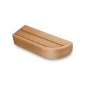 Élément de banc d'extrémité pour bancs de sauna modulaires, Aulne - 1