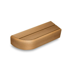 Élément de banc d'extrémité pour bancs de sauna modulaires, Tremble thermo  Élément de banc d'extrémité pour bancs de sauna modulaires, Tremble thermo