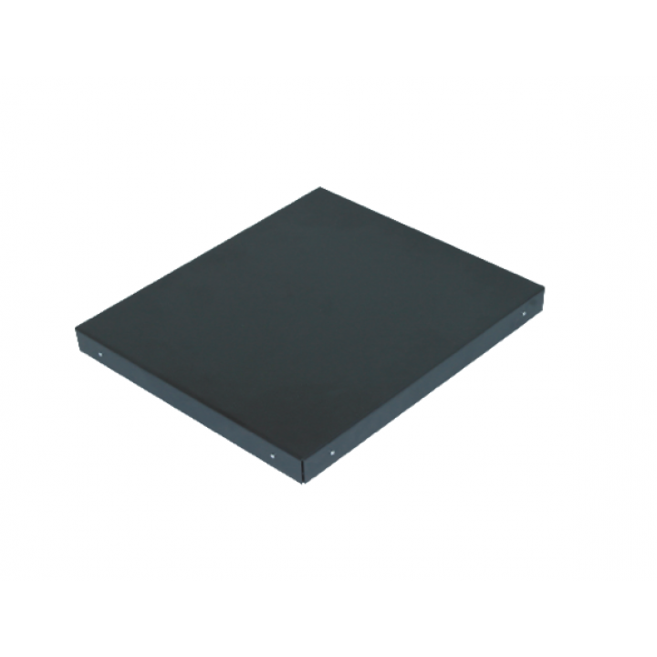 Plaque de protection pour poêle à bois, peinte en noir, 485 x 515 mm