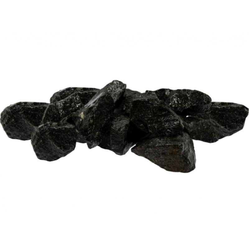Pierres HARVIA, vulcanite noire, 10-15 cm