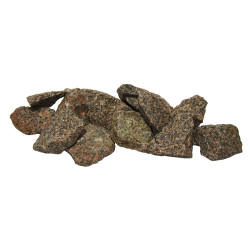 Pierres HARVIA, granit rouge 5-10 cm
