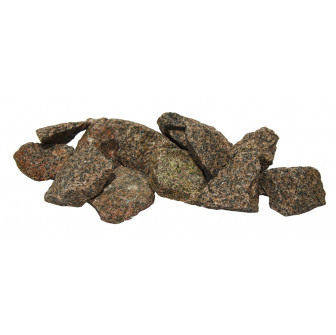 Pierres HARVIA, granit rouge 5-10 cm