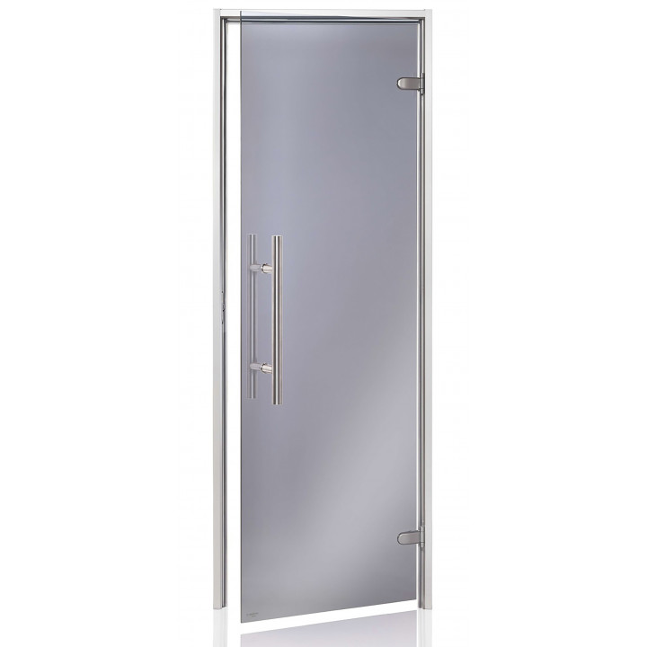 Portes vitrées AD LIGHT pour sauna vapeur, 80 x 200, grises