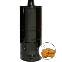 Poêle à bois pour sauna - AITO AK-57, rallongé, pierres KERKES incluses  Poêle à bois pour sauna - AITO AK-57, rallongé, pierres KERKES incluses