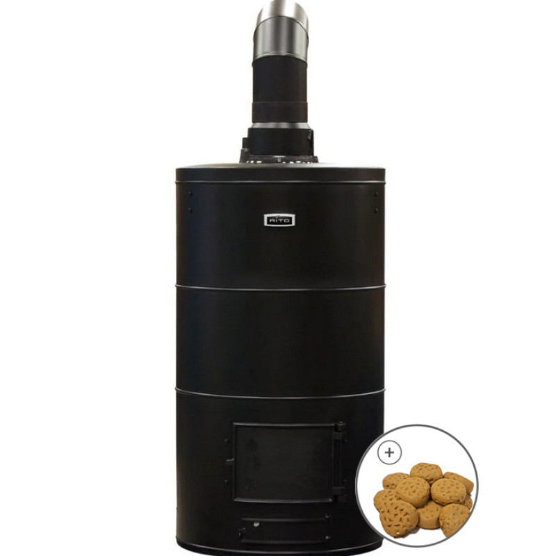 Poêle à bois pour sauna - AITO AK-95, avec pierres en céramique