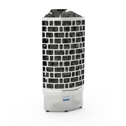 Poêle de sauna électrique – SAWOTEC Ari Corner 9 kW, sans unité de commande 