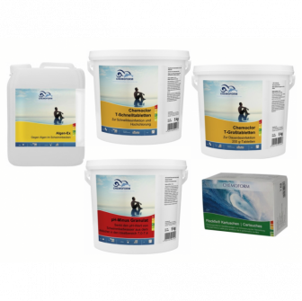 Kit chimique CHEMOFORM pour piscine avec filtre à sable, grand