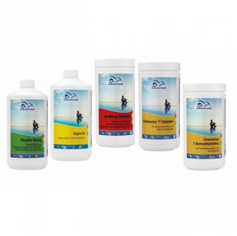 Kit chimique CHEMOFORM pour piscines avec filtre à sable, petit