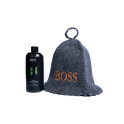 Coffret cadeau BOSS dans un coffret cadeau. Bouchon et essence de parfum. - 2