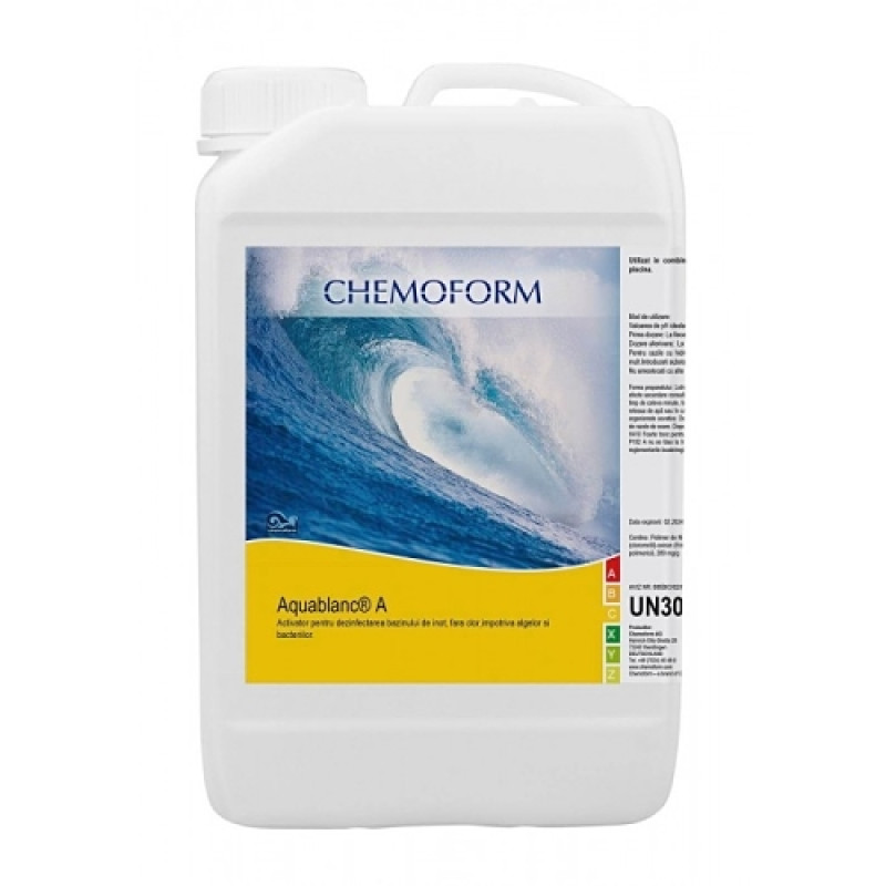 Activateur d'oxygène CHEMOFORM Aquablanc A, 5 L