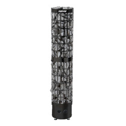 Poêle électrique pour sauna - HARVIA Cilindro Black Steel PC66 6,6 kW  Poêle électrique pour sauna - HARVIA Cilindro Black Steel PC66 6,6 kW