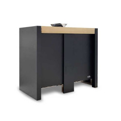 Poêle de sauna électrique - EOS Herkules XL S120 HD 18 kW, noir 