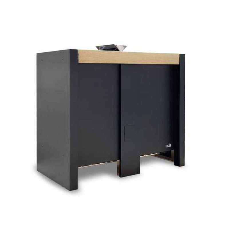 Poêle de sauna électrique - EOS Herkules XL S120 HD 30 kW, noir