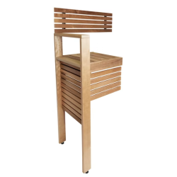 Ensemble de bancs d'angle Harvia - Formula Plus, bois de tremble traité thermiquement  Ensemble de bancs d'angle Harvia - Formula Plus, bois de tremble traité thermiquement