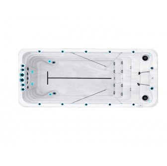 Piscine de nage spa - SPA FITNESS 2 / FITNESS 2 Profondeur