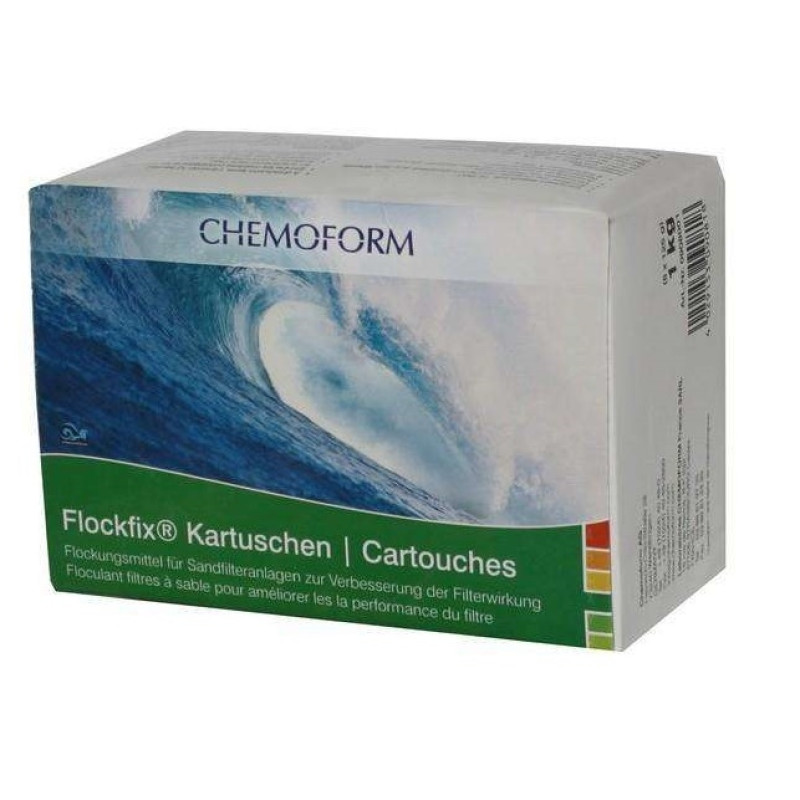 Cartouches de floculant CHEMOFORM Flockfix, 1 kg