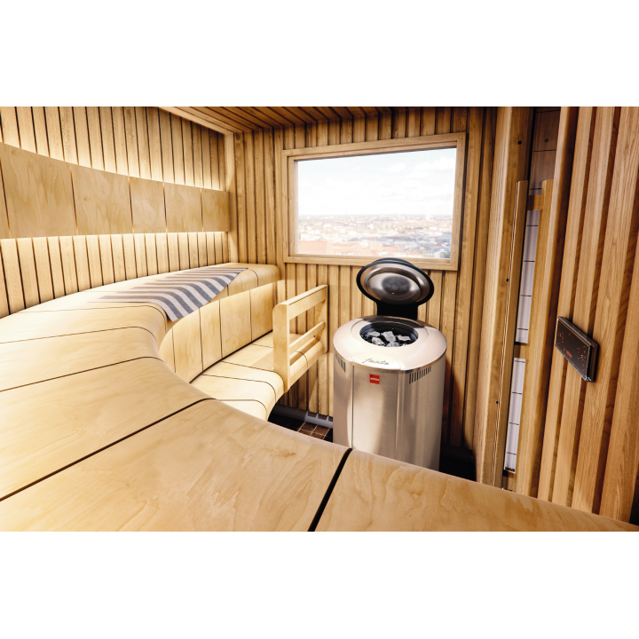 Poêle électrique pour sauna - HARVIA Forte AFB9 9 kW, noir