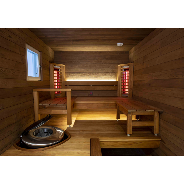 Poêle électrique pour sauna - HARVIA Forte AFB9 9 kW, noir