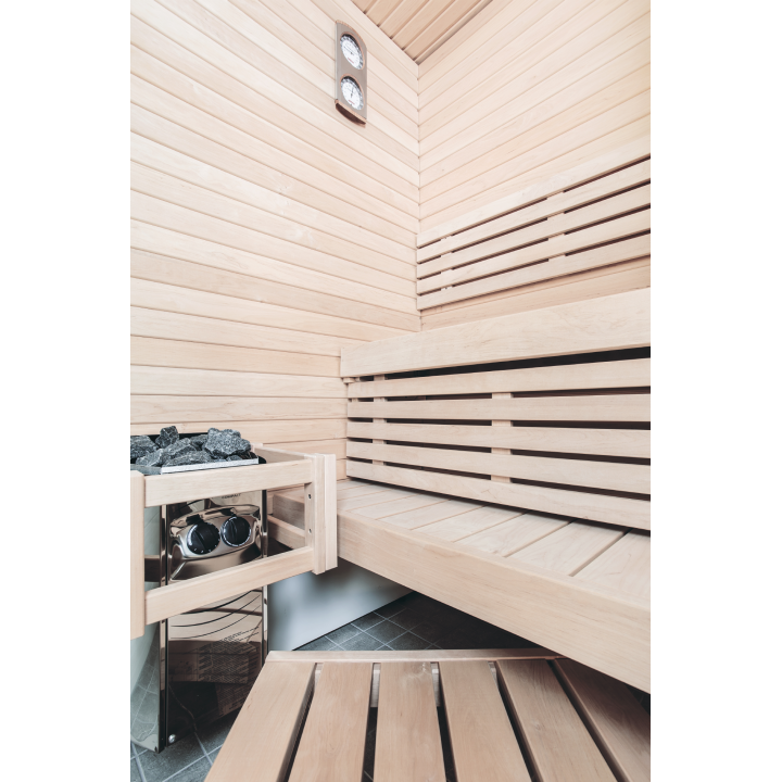 Poêle de sauna électrique - HARVIA Vega Compact BC35 avec panneau de commande