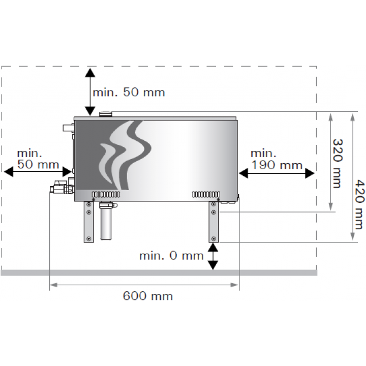 Générateur de vapeur - HARVIA Helix HGX - WiFi