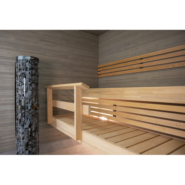 Poêle électrique pour sauna - HARVIA Cilindro Acier Noir PC66 6,6 kW