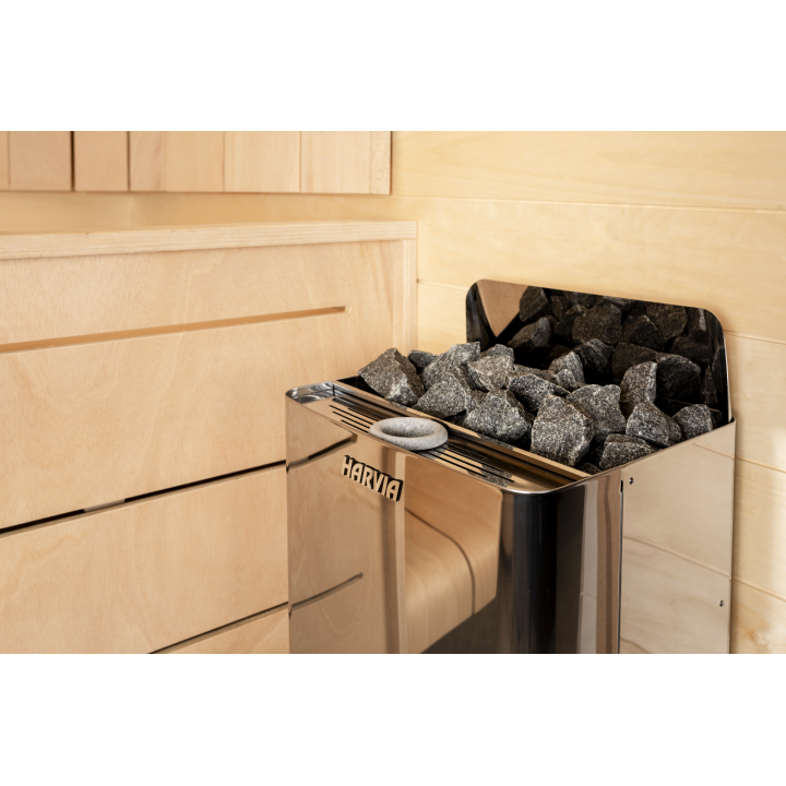 Poêle de sauna électrique - HARVIA The Wall Combi SW90S 9,0 kW