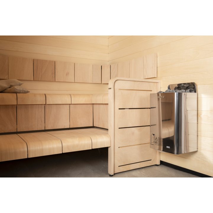 Poêle de sauna électrique - HARVIA The Wall Combi SW90S 9,0 kW