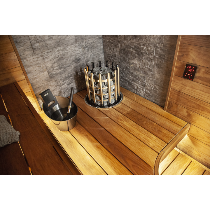Poêle de sauna électrique HARVIA Glow TRT70EE 6,8 kW