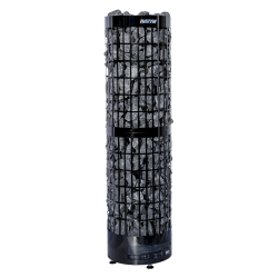 Poêle électrique pour sauna - HARVIA Cilindro Pro Black Steel PC100E/135E 10-13,2 kW 