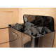 Poêle électrique pour sauna - HARVIA The Wall Black Steel SW60 6 kW