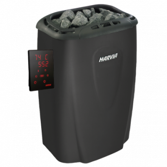 Poêle électrique pour sauna - HARVIA Moderna Noir V45XE 4,5 kW