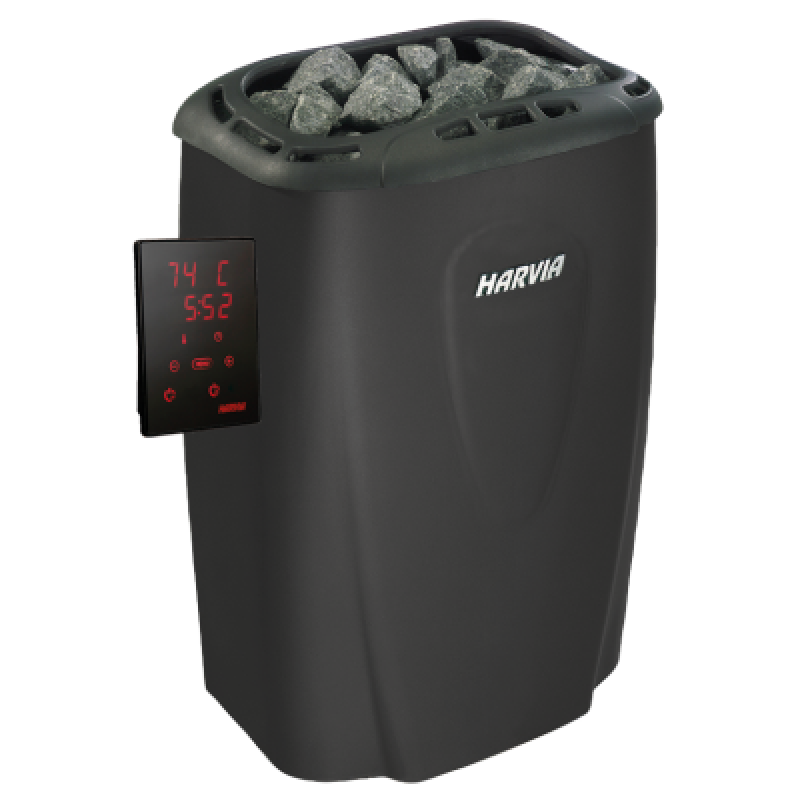 Poêle de sauna électrique HARVIA Moderna V60XE 6 kW, noir