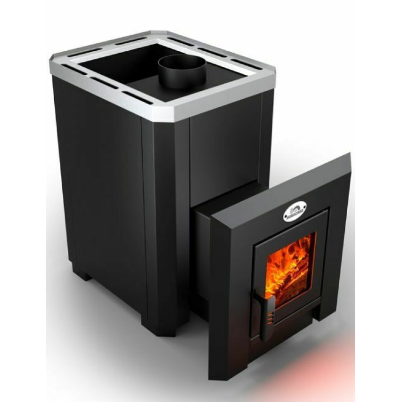 Poêle à bois pour sauna - NOVA KLASSIK 26 avec porte vitrée