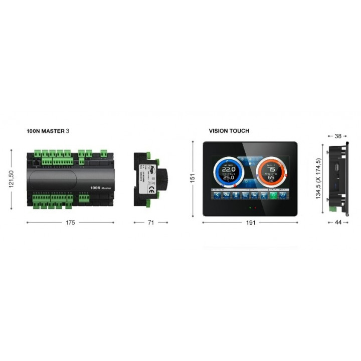 Unité de commande PEGO VISION TOUCH THR
