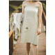Tablier de sauna pour femme, en lin