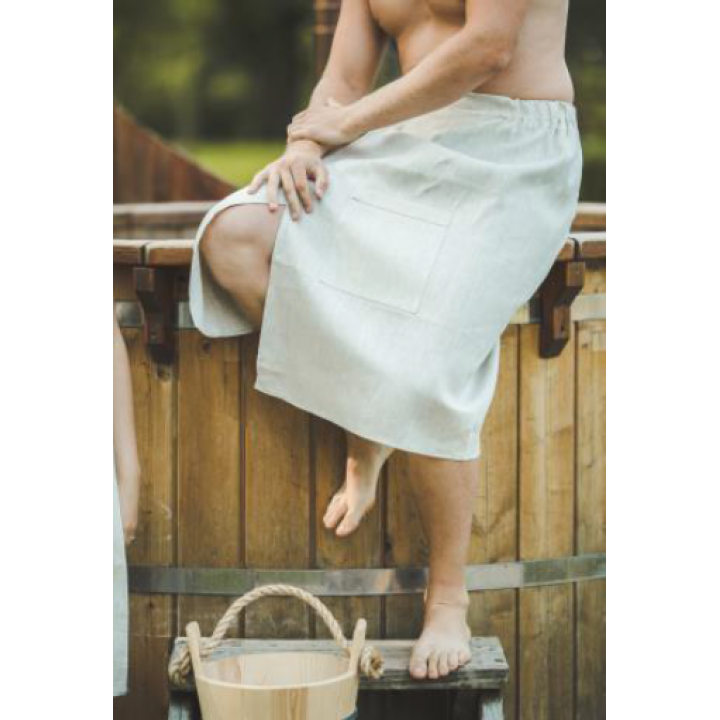 Tablier de sauna pour homme - LIN